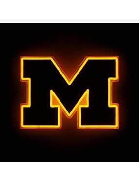 College Team Logo LED Neon Light Sign | Bright Wall Decor for Fans & Gamers